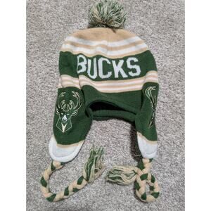 Milwaukee Bucks SGA Winter Cap With Tassels Fox Sports Wisconsin